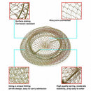 Foldable Portable Steel Wire Fishing Pot Trap Net Crab Crawdad Cage Fish Ba