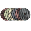 6 Pcs 100 Mm Dry Polishing Pad 4 Inch Sharp Type Diamond Polishing Pads For