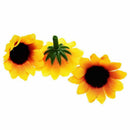 100 Pcs Artificial Sunflower Little Daisy Gerbera Flower Heads for Wedding
