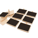 30x Wood Wooden Message Board Small Chalkboard Letter Blackboard Mote Sign