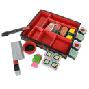 Wooden Sushi Pretend Playset Cooking Cutting Foods Set Kitchen Food Toys