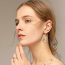 Animal Rhinestone Hook Dangle Earrings for Women Ear Jewelry Gift (Style 2) A
