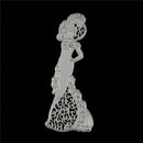 Elegant Slender Girl lady Metal Cutting Dies DIY Scrapbooking Photo Album3C
