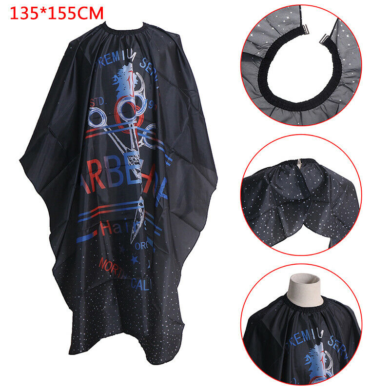 Nylon Hairdresser Cut Cape Antistatic Hairdressing Wrap Barber Haircut G Cy
