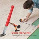 Tipped Glass Diamond  Cutter 6 Wheels Steel Ferrule Cutting Craft Hand Tool/