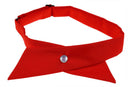 Red Characteristic Pure Color Cross Bow Tie For Men