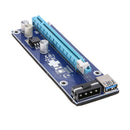 2x PCI-E Riser Card Kit 1x to 16x VER 006 USB 3.0 SATA to 4Pin BTC Mining Board