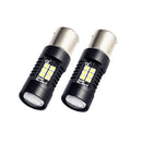2x No Error Canbus White LED Backup Reverse Light Bulb BA15S 7506 1156 P21W HOT
