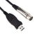 USB To XLR Microphone Cable 3 Pin Mic Link Converter Cable Studio Audio Cable