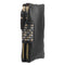 Women PU Leather Fashion Black Rivet Handbag Clutch Bag Zipper Long Wallet