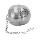 Stainless Steel Egg Shaped Tea Kettles Infuser Strainer Locking Spices Ball C1I4