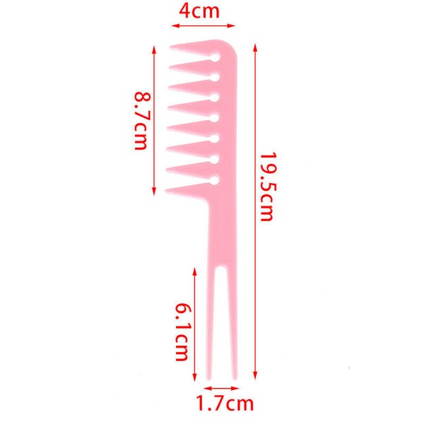 Oil Head Comb Back Wide Tooth Comb Hair Styling Color Comb Fluffy Hair Dye C Hn