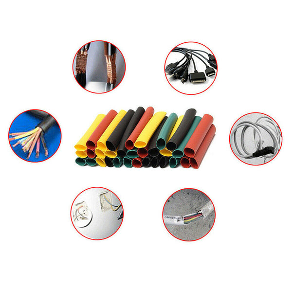 5 Sleeve Cable Wire Kit Car Tube Electrical Heat Shrink Assorted