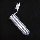 30x Plastic Centrifuge Lab Test Tube Vial Sample Container Bottle with Cap  JR