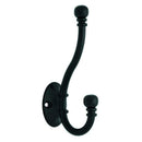 FBCHHB5-FB-C Ball End Coat and Hat Hook (5-Pack), Flat Black, 5-Pack