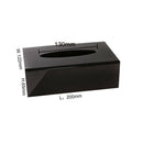 Black Acrylic Tissue Box,Tissue Holder,Tissue Dispenser for Home,Office and