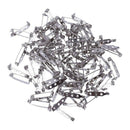 100 x Brooch Bar Backs Safety Pins Badge Fasteners For Jewellery Findings M