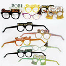 6pcs Paper Glasses Happy New Year Party Decor Home Christmas Ornaments Xmas SEAU