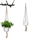 hemp rope new braided hanger pot green plant hanging rope basket  JR