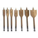Premium Drill Bit Set,Home Tool Kit, 7Pcs Flat Drills Set,Metric Spade Padd