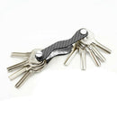 Smart Key Holder Keychain Carbon Fiber Pocket Organizer Housekeeper Multi K