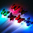LED Colorful Butterfly Flashing Hair Braid Lights Up Party Wig Christmas No V5C0