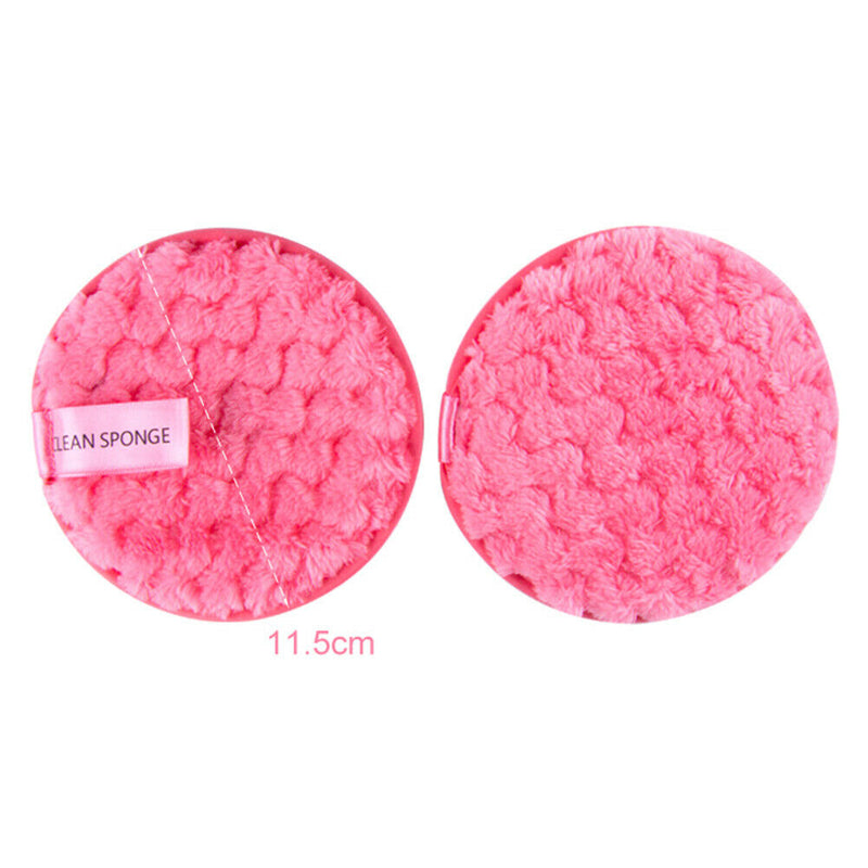 3pcs Reusable Microfiber Pad Cleaning Cotton Facial Makeup Remover Puff (5)