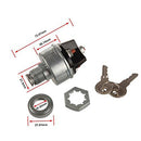Universal Ignition Switch With 2 Keys For Car, Tractor,Trailer,Caterpillar,