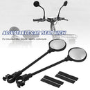 2x Bicycle Cycling Handlebar Rear View Mirror Flexible 360Rotate Safety Rearview