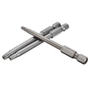 11pcs 75mm Magnetic S2 Security 1/4'' Hex Torx Head Screwdriver Bits Drill Set