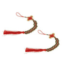 Qing Dynasty Red Chinese Knot Luck Coins Wealth Home Decor Ornament style 6