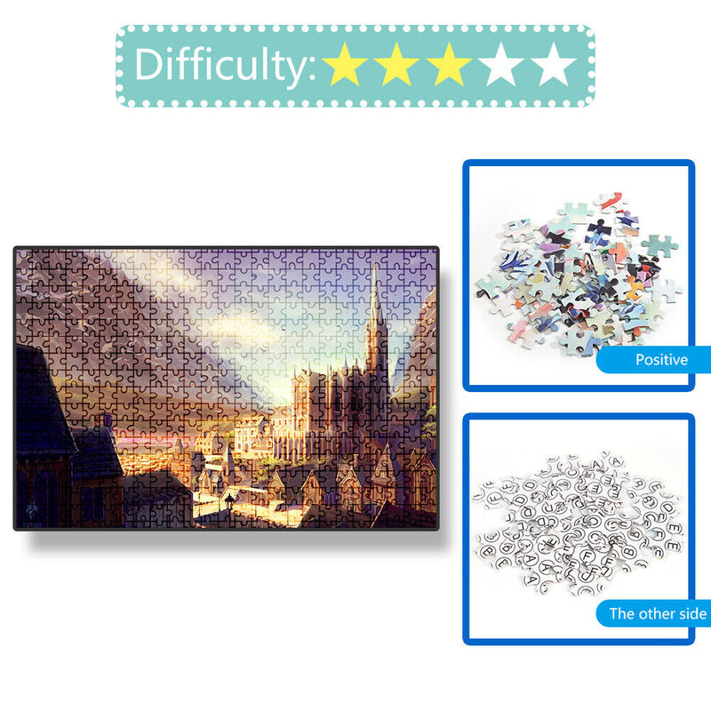 1000pcs DIY Paper Jigsaw Lost City Puzzle Toys Room Decoration Picture Gift