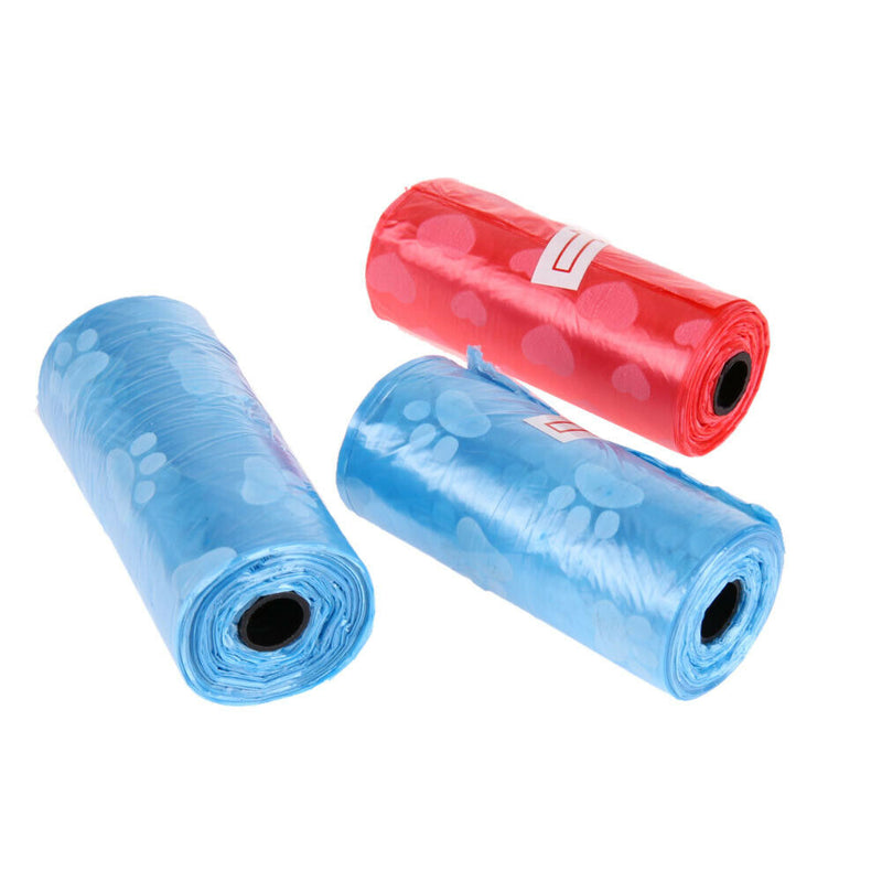 6pcs Dog Pet Poop Carrier Bag Biodegradable Garbage Bags Clean-up Bag