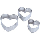 Heart Cut Outs/Heart Cookie Cutters,Set of 3 U6E7
