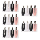 Lot 20x No Bend No Crease Mark Hair Clips Women Makeup Hair Styling Bangs Clip