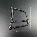 1Pair Carbon Fiber Steering Wheel Button Cover Trim for BMW F20 F21 F30 F32 SN9F