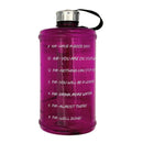 Water Bottle Leak Proof Jug Cup Kettle GYM Hiking Sports 73 oz Purple