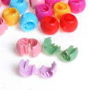 100 PCS Mini Hair Claw Clips For Women Girls Cute Candy Colors Beads HeadweaB3C