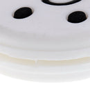 Lovely Face Silicone Tennis Vibration Dampeners, 12 Pieces, Yellow & White