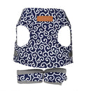 Japanese Style Pet Dog Harness Vest Outdoor Walking Leash Set (Blue S) A