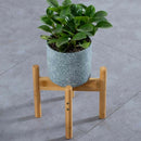 Wooden Flower Stand Window Balcony Desktop Mini Flower Pot Holder Pot Displ V1Y1