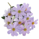 Lifelike   Artificial    Silk   Daisy   Wild   Flowers   Bouquet  - Purple