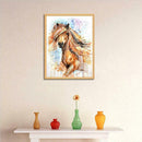 Horse 5D Round Diamond Painting Embroidery DIY Needlework Cross Stitch Set