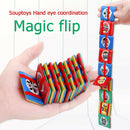 Brain Power Develop Fun Children Durable Jigsaw Manual Home Handheld Magic Flap
