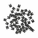 50 pcs 2.54mm Jumper Cap mini Jumper Short Circuit Cap Connectors M7I3