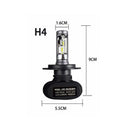 Car LED Headlight Bulb kit H4 6500K IP65 Auto lamp fog LED Bulb AXC