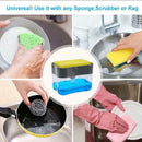 Organiser Sink Caddy Basket Dish Cleaning Sponge Holder Soap Dispenser