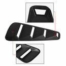 2pcs Quarter Side Window Louvers Scoop Cover Vent For 2005-2014 Ford Musta UOE