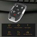 6 Buttons Uncut Blade Key Case for Chevrolet Suburban Tahoe GMC Yukon 14-17 A