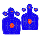 10x Adhesive Shooting Targets Reactive Splatter Paper Target Stickers Blue